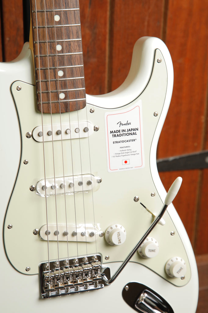Fender Made in Japan Traditional '60s Stratocaster Olympic White Electric Guitar