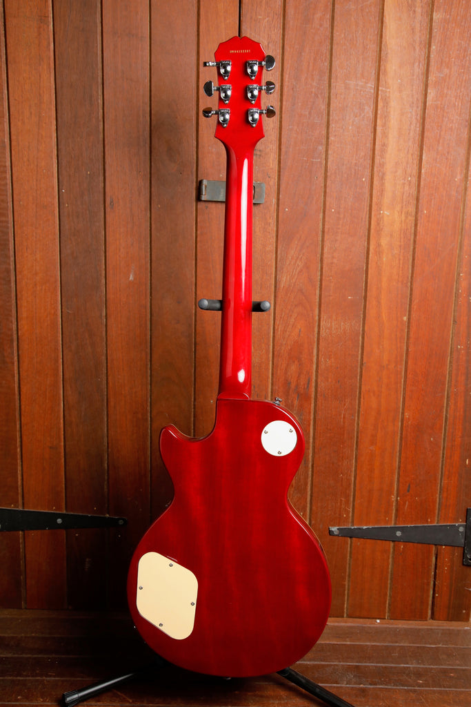 Epiphone Les Paul Standard Plus Top Cherry Red Electric Guitar 2004 Pre-Owned