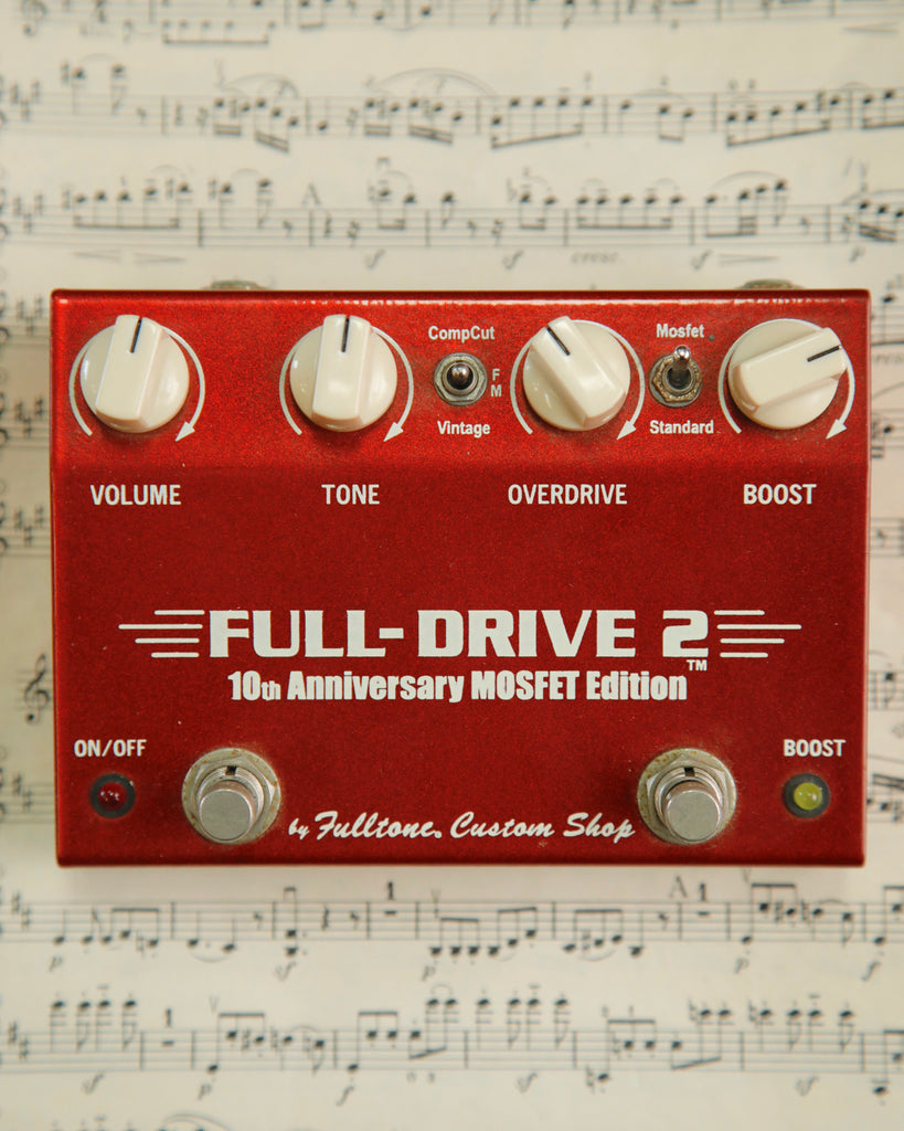 Fulltone Full-Drive 2 10th Anniversary Mosfet Overdrive Pre-Owned