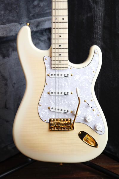 Fender Richie Kotzen Stratocaster Transparent White Burst Electric Guitar Pre-Owned