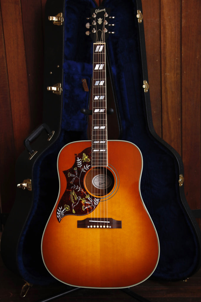 Gibson Hummingbird Original Heritage Cherry Sunburst Left Handed Acoustic-Electric Guitar Pre-Owned