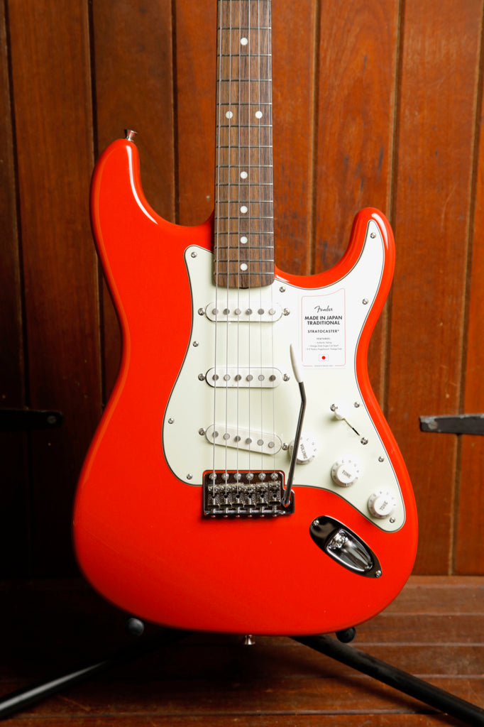 Fender Made in Japan Traditional '60s Stratocaster Fiesta Red Electric Guitar