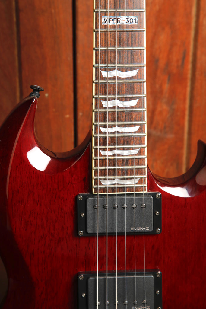 ESP LTD Viper-301 Dark Cherry Electric Guitar Made in Korea Pre-Owned