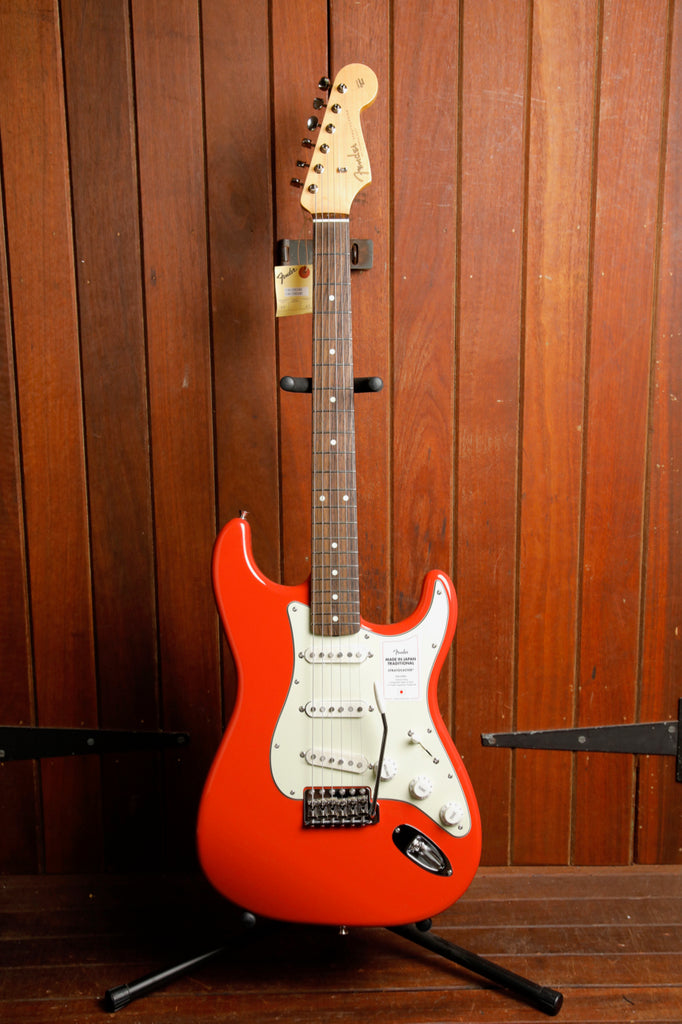 Fender Made in Japan Traditional '60s Stratocaster Fiesta Red Electric Guitar