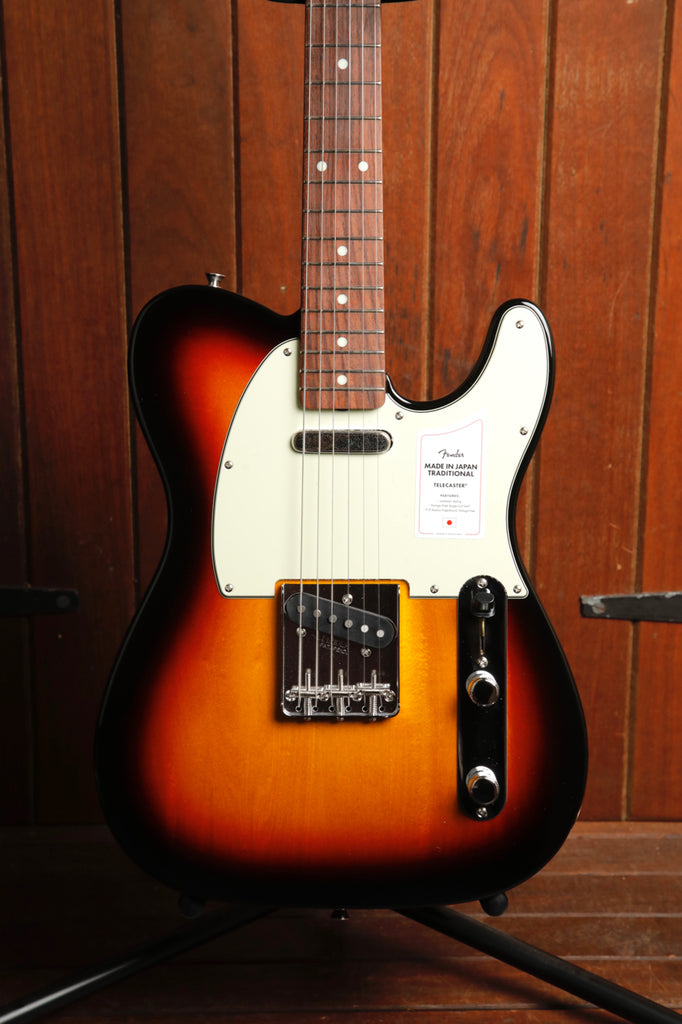 Fender Made in Japan Traditional '60s Telecaster 3-Colour Sunburst Electric Guitar