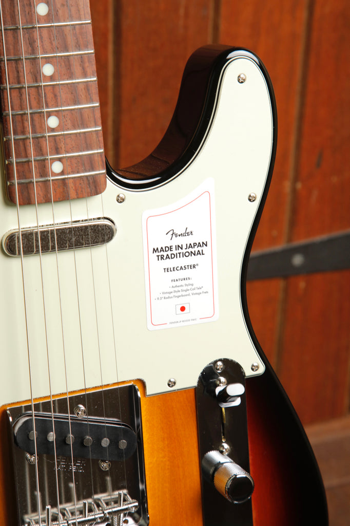 Fender Made in Japan Traditional '60s Telecaster 3-Colour Sunburst Electric Guitar