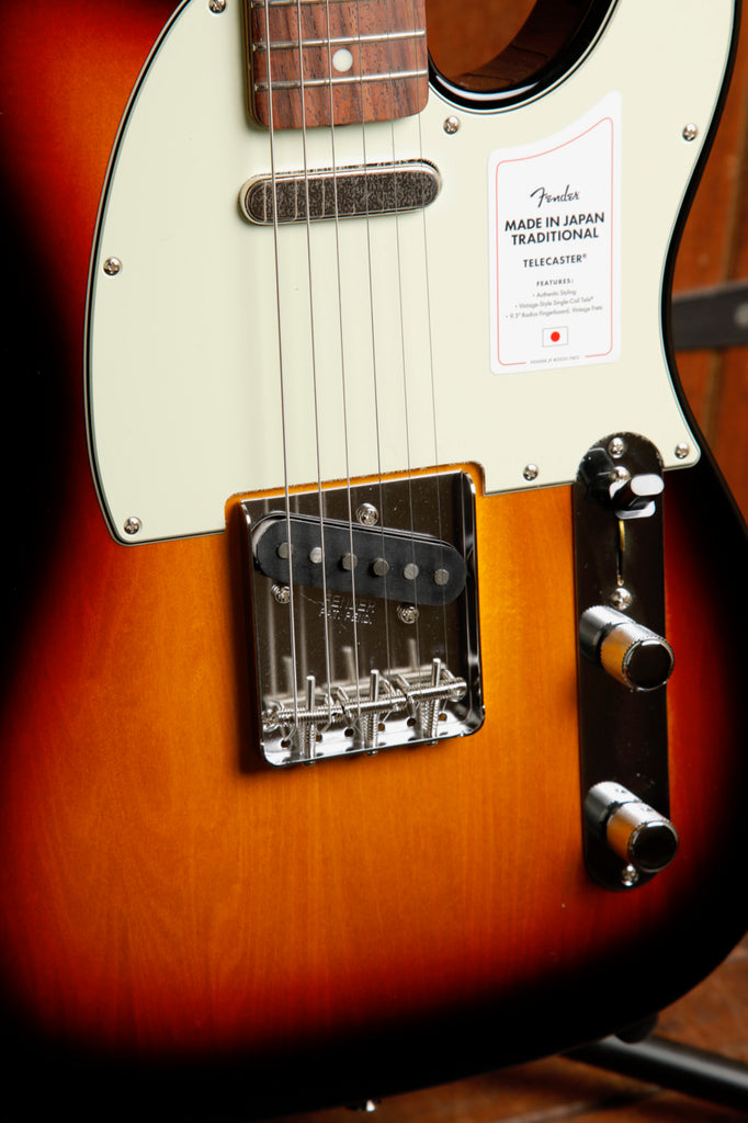 Fender Made in Japan Traditional '60s Telecaster 3-Colour Sunburst Electric Guitar