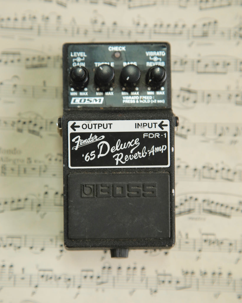 Boss FDR-1 Fender '65 Deluxe Reverb Pedal Pre-Owned