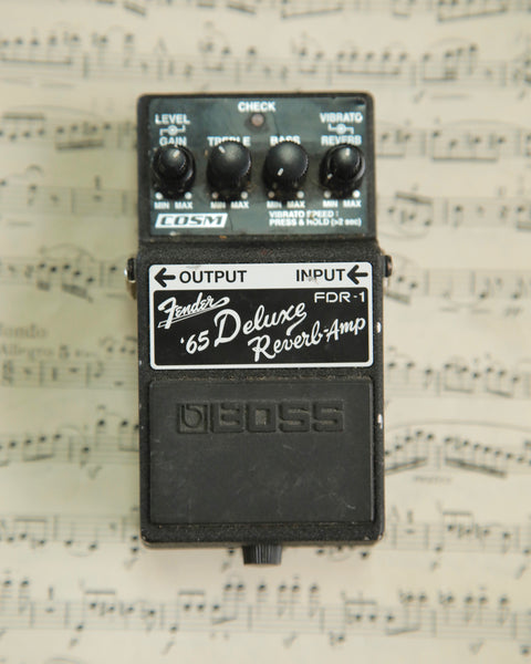 Boss FDR-1 Fender '65 Deluxe Reverb Pedal Pre-Owned