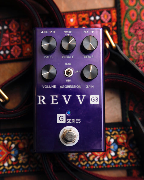 Revv G3 Overdrive/Distortion Pedal Purple Pre-Owned