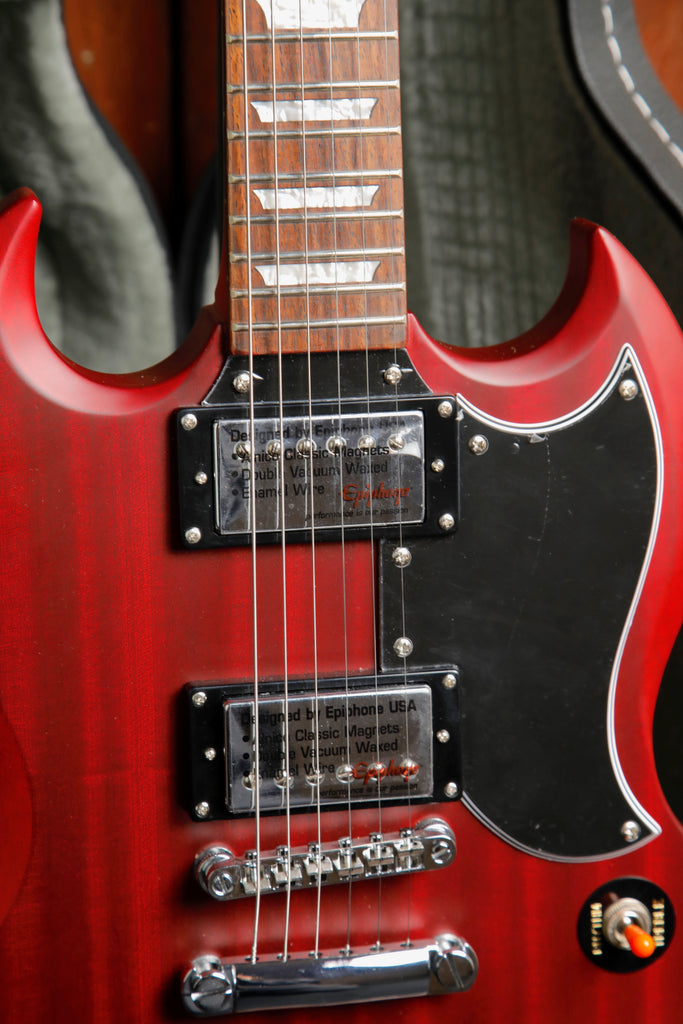 Epiphone SG Faded Worn Cherry Electric Guitar w/ Case 2006 Pre-Owned