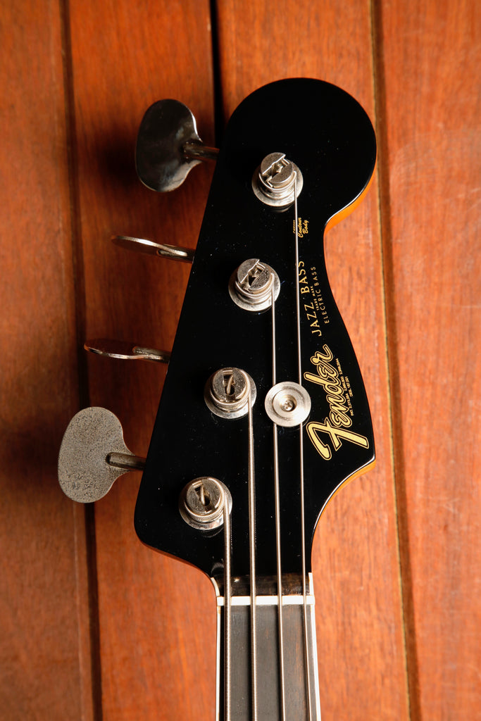 Fender Gold Foil Jazz Bass 2-Colour Sunburst Bass Guitar Pre-Owned
