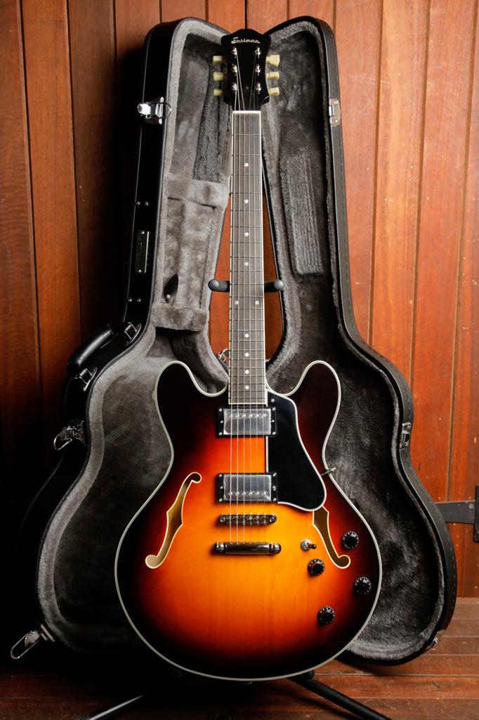 Eastman T386 Semi-Hollowbody Electric Guitar Sunburst