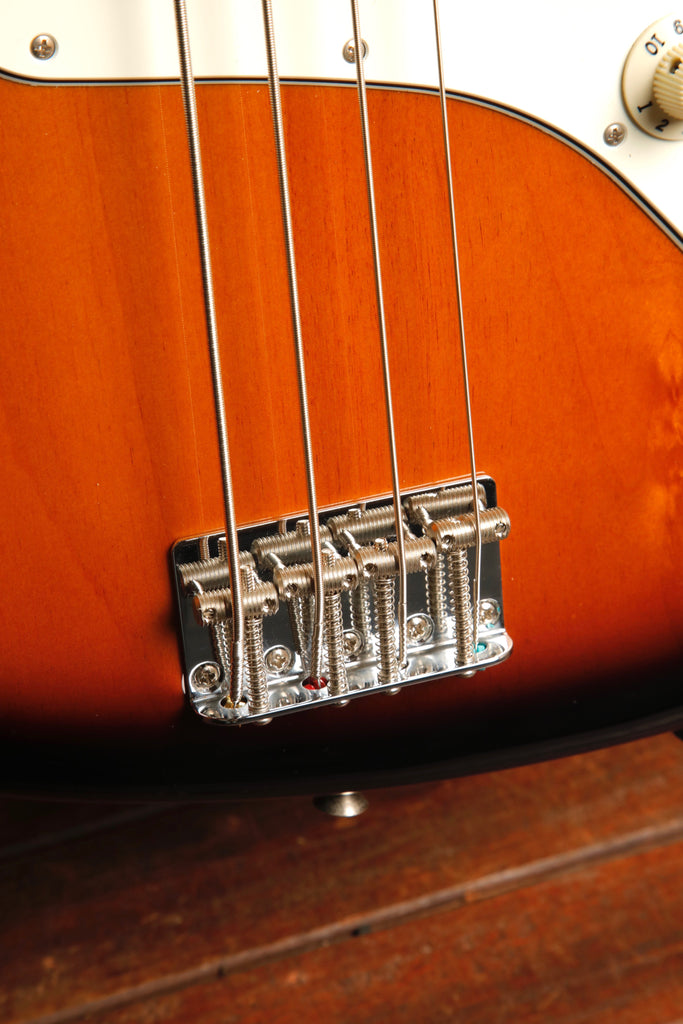 Fender Gold Foil Jazz Bass 2-Colour Sunburst Bass Guitar Pre-Owned