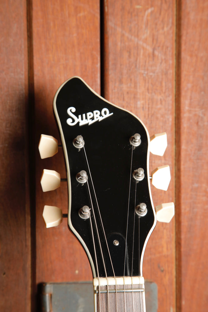 Supro 1575JB Black Holiday Black Electric Guitar Pre-Owned