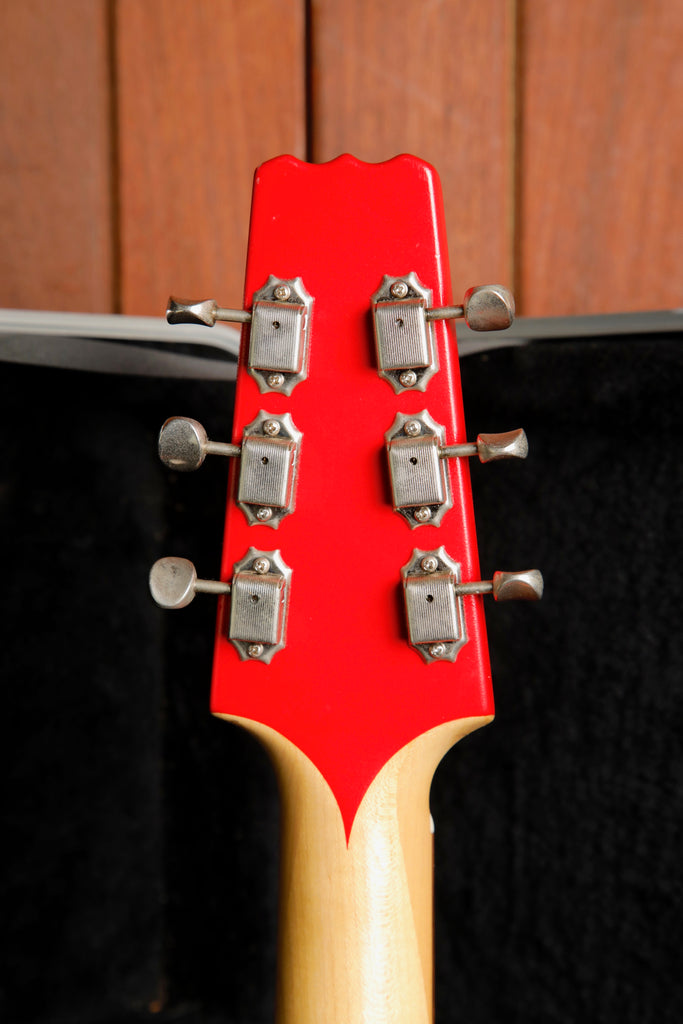 National Resolectric R-1 Red Electric Resonator Guitar 1990s Pre-Owned