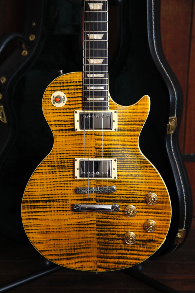 Epiphone Joe Perry Boneyard Les Paul Antique Tiger Electric Guitar Pre-Owned