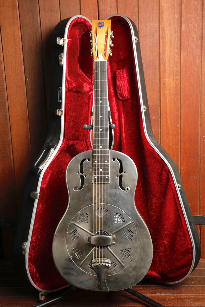National Style O 12 Fret Single Cone Roundneck Acoustic-Electric Resonator Guitar 2000 Pre-Owned
