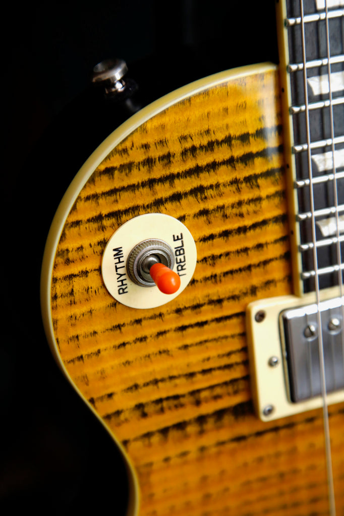 Epiphone Joe Perry Boneyard Les Paul Antique Tiger Electric Guitar Pre-Owned