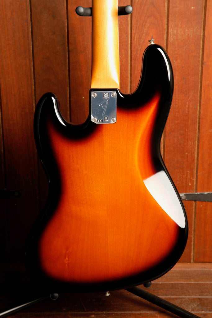 Fender Gold Foil Jazz Bass 2-Colour Sunburst Bass Guitar Pre-Owned