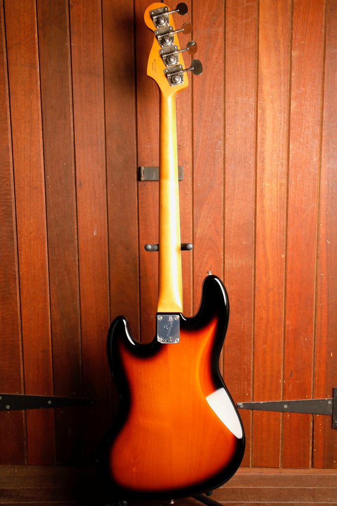 Fender Gold Foil Jazz Bass 2-Colour Sunburst Bass Guitar Pre-Owned