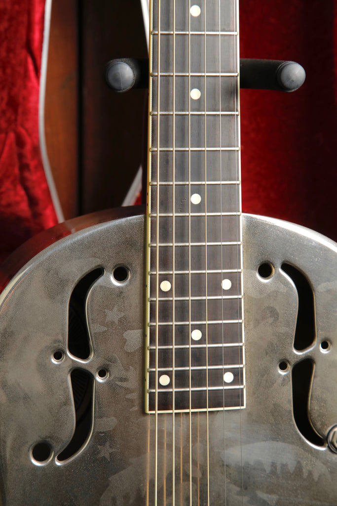 National Style O 12 Fret Single Cone Roundneck Acoustic-Electric Resonator Guitar 2000 Pre-Owned