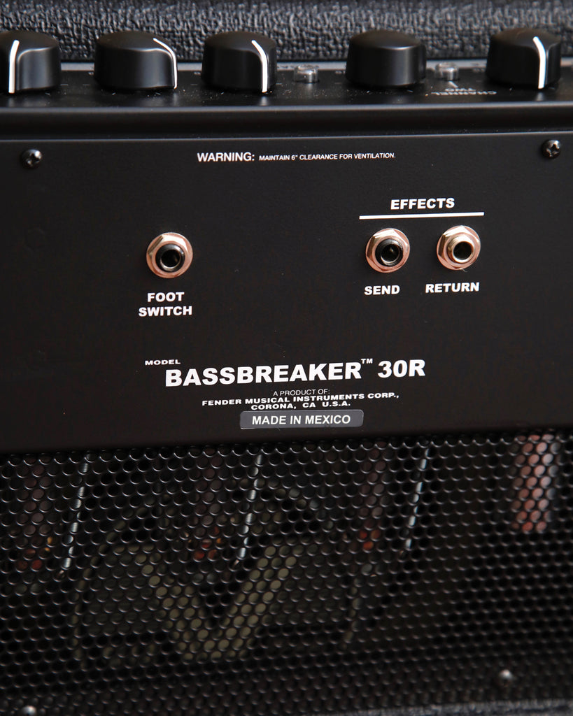 Fender Bassbreaker 30R 1x12" 30-Watt Valve Amplifier Combo Pre-Owned