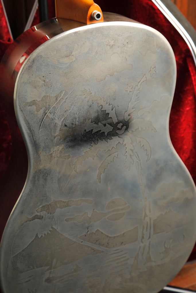 National Style O 12 Fret Single Cone Roundneck Acoustic-Electric Resonator Guitar 2000 Pre-Owned
