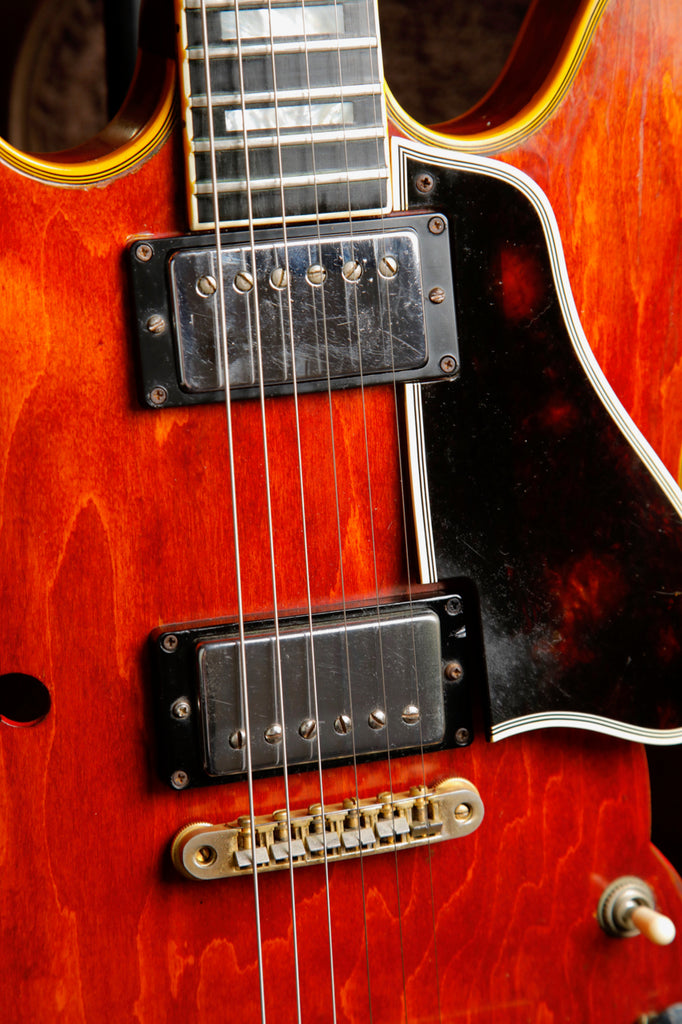 Gibson ES-355TD/SV Stereo Vintage 1969 Semi-Hollow Cherry Electric Guitar Pre-Owned