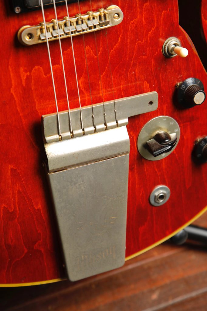 Gibson ES-355TD/SV Stereo Vintage 1969 Semi-Hollow Cherry Electric Guitar Pre-Owned