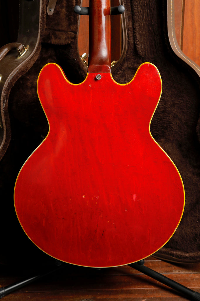 Gibson ES-355TD/SV Stereo Vintage 1969 Semi-Hollow Cherry Electric Guitar Pre-Owned
