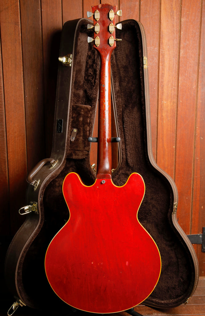 Gibson ES-355TD/SV Stereo Vintage 1969 Semi-Hollow Cherry Electric Guitar Pre-Owned