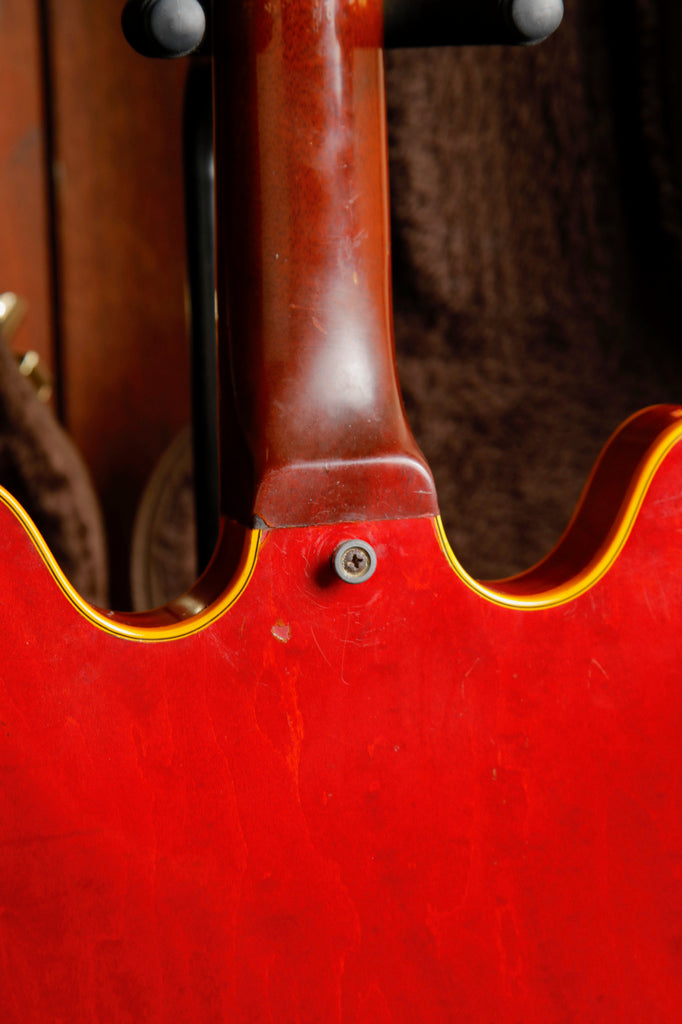 Gibson ES-355TD/SV Stereo Vintage 1969 Semi-Hollow Cherry Electric Guitar Pre-Owned