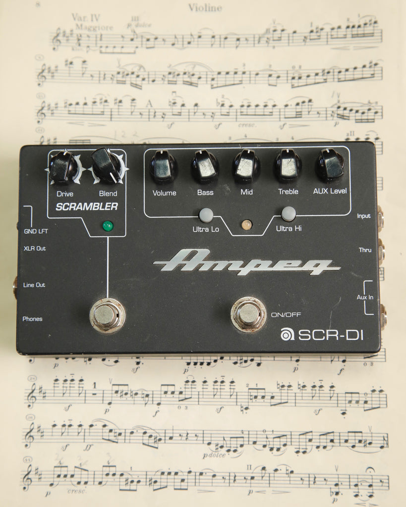 Ampeg SCR-DI Bass Preamp & DI Pedal Pre-Owned