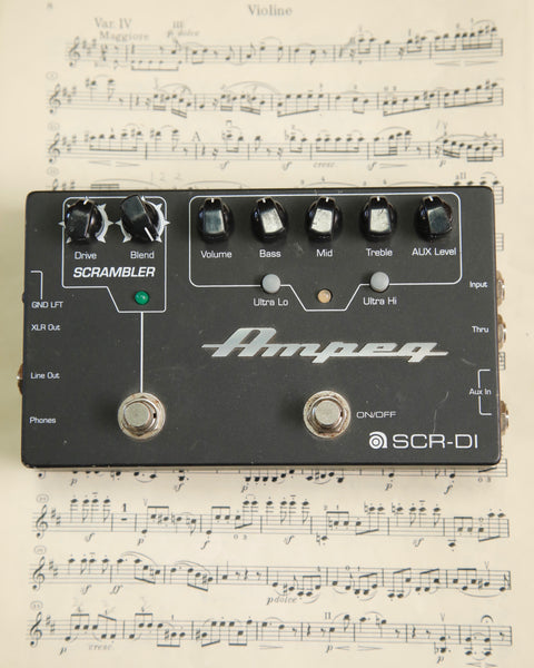 Ampeg SCR-DI Bass Preamp & DI Pedal Pre-Owned