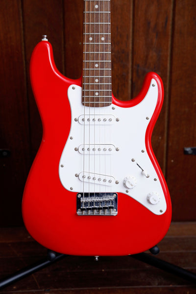 Squier Mini Stratocaster Torino Red Electric Guitar Pre-Owned