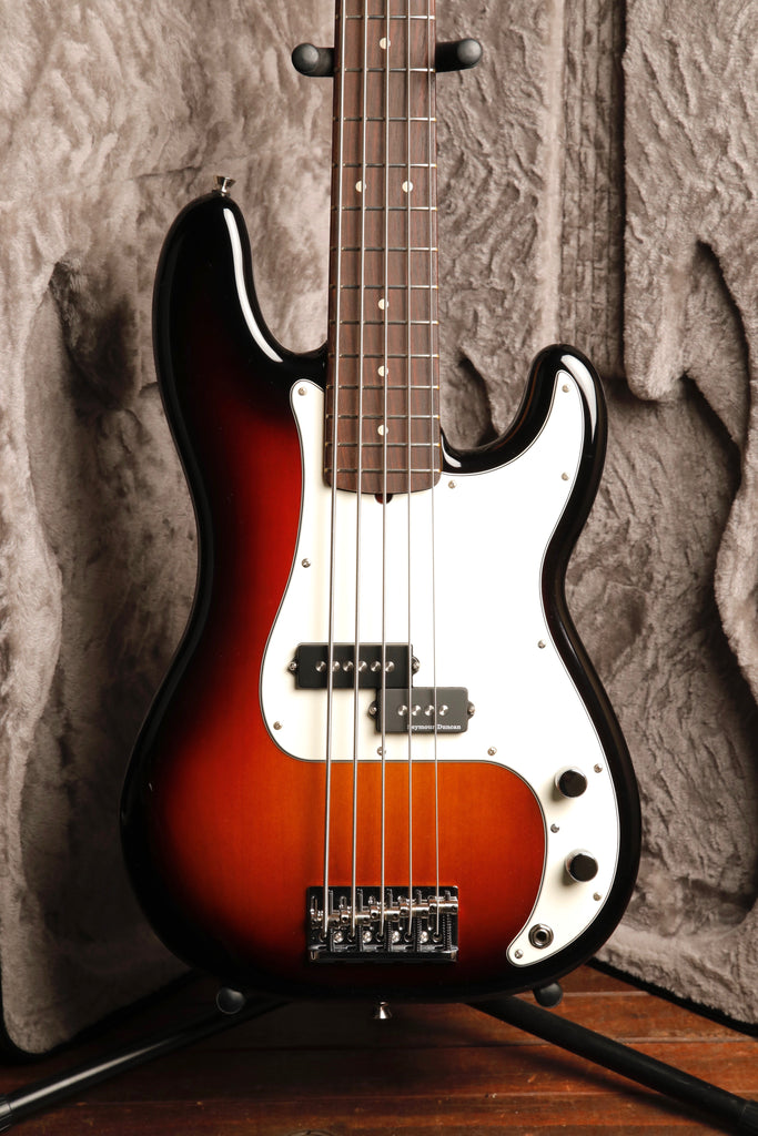 Fender American Professional II Precision Bass V Sunburst 5-String Bass Guitar Pre-Owned