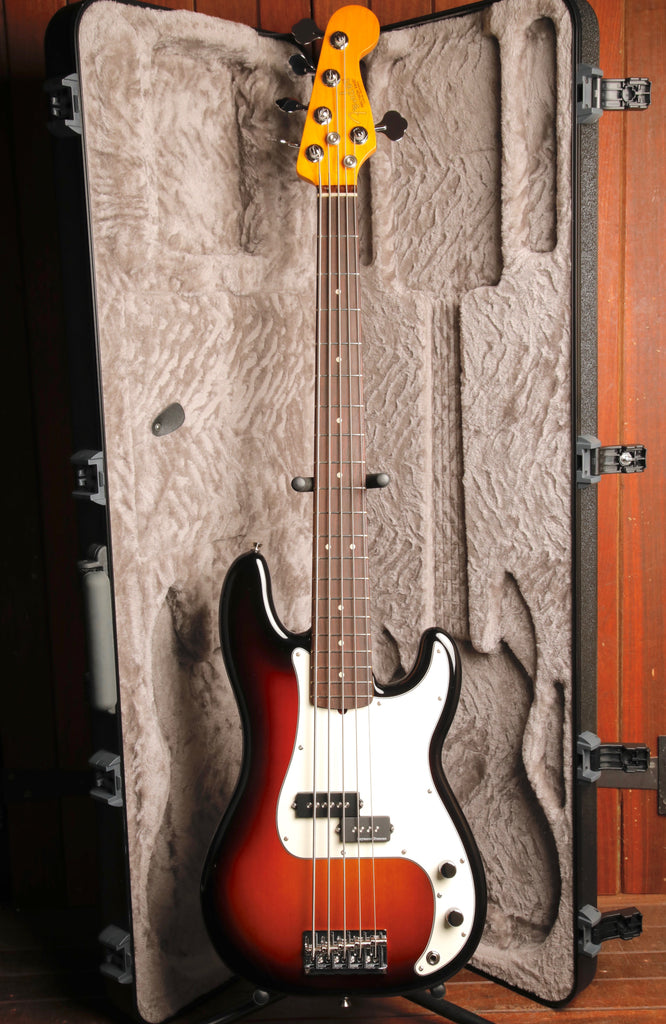 Fender American Professional II Precision Bass V Sunburst 5-String Bass Guitar Pre-Owned