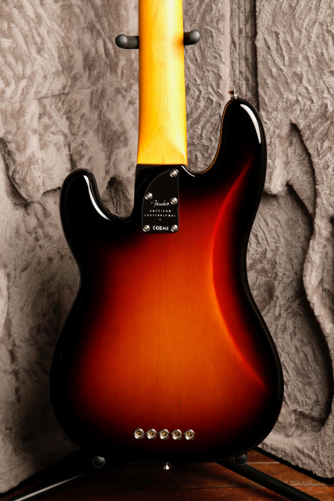 Fender American Professional II Precision Bass V Sunburst 5-String Bass Guitar Pre-Owned