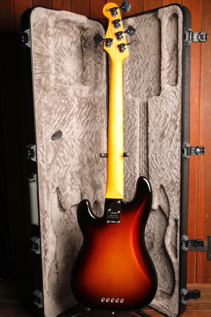 Fender American Professional II Precision Bass V Sunburst 5-String Bass Guitar Pre-Owned