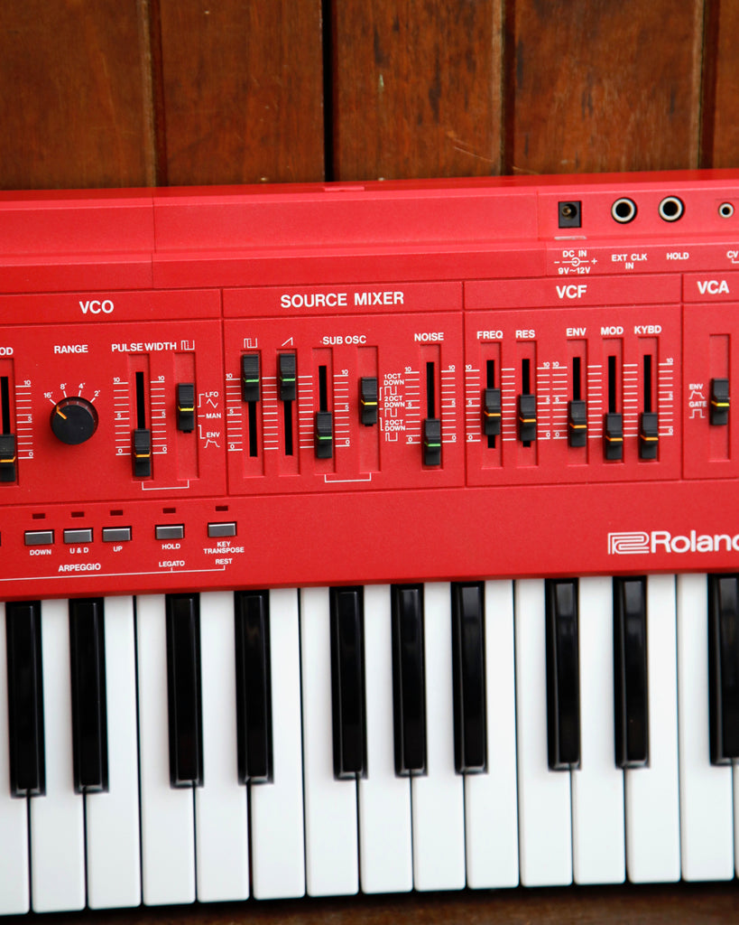 Roland SH-101 Vintage Monophonic Synthesizer w/ MGS-1 Grip Red Pre-Owned