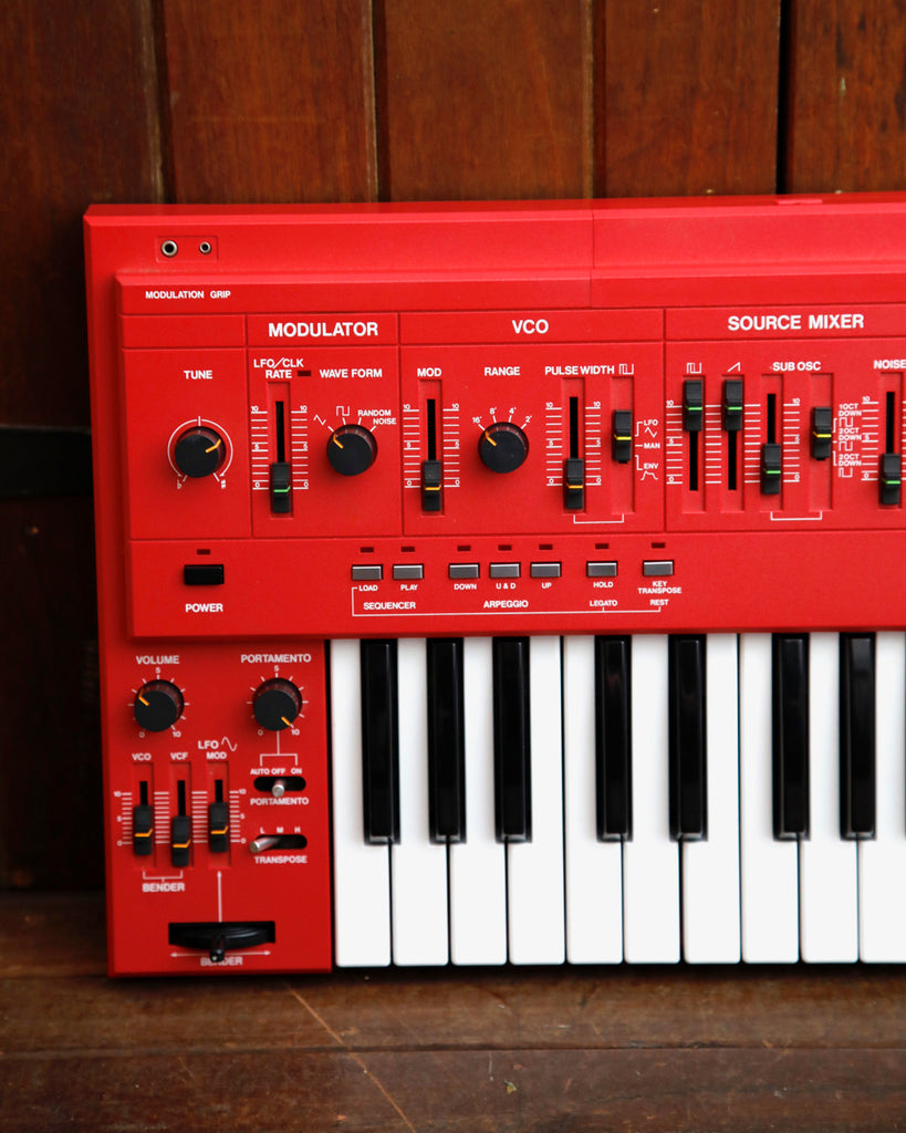 Roland SH-101 Vintage Monophonic Synthesizer w/ MGS-1 Grip Red Pre-Owned