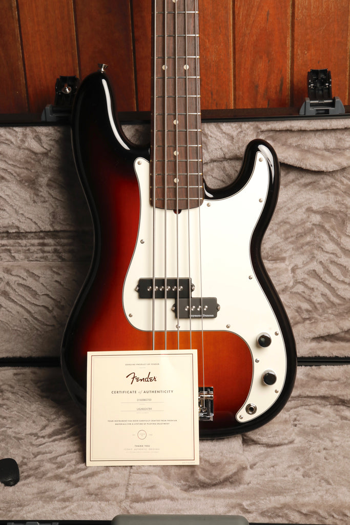 Fender American Professional II Precision Bass V Sunburst 5-String Bass Guitar Pre-Owned