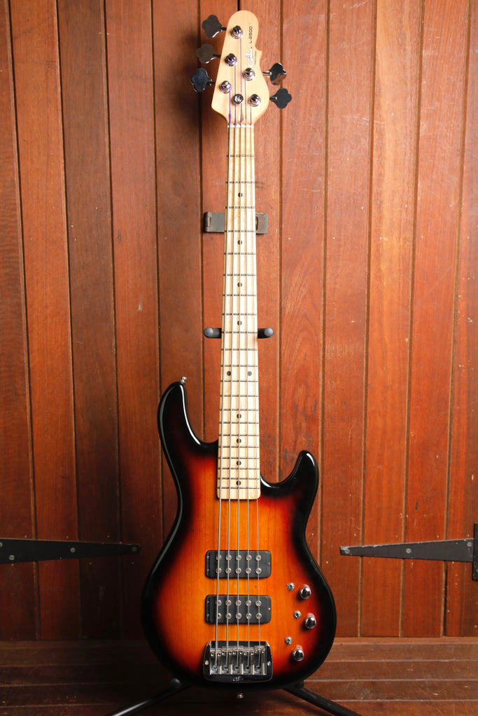 G&L L-2500 5-String Bass Guitar Tobacco Sunburst Pre-Owned
