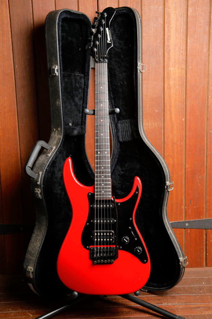 Fernandes Revolver FR-55 Red Electric Guitar 1980s MIJ Pre-Owned