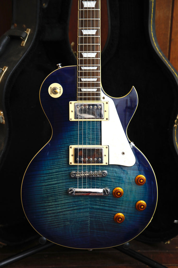 Electa Classic LP-Style Electric Guitar Blue Burst Pre-Owned