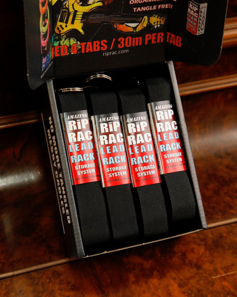 Rip-Rac Lead Rack Storage System - Red 4 Tabs