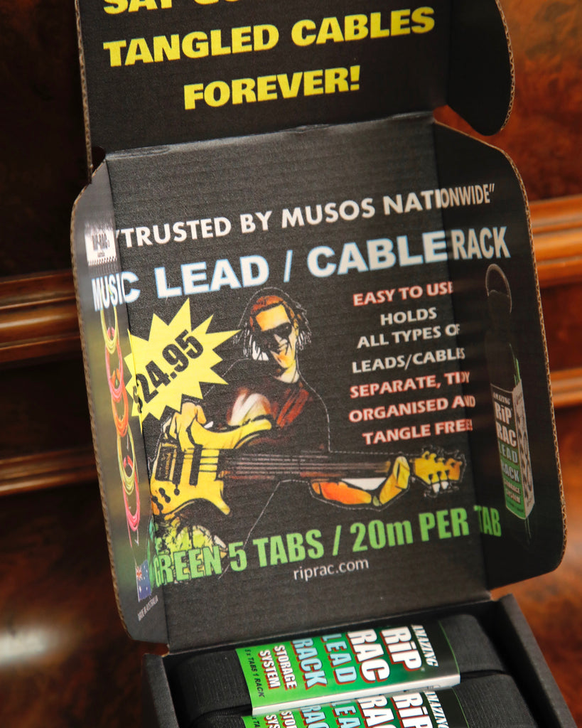 Rip-Rac Lead Rack Storage System - Green 5 Tabs