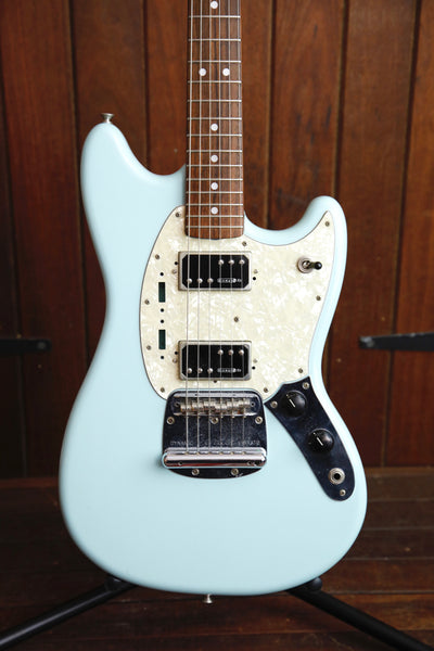 Fender Japan MG-65 Mustang Daphne Blue Electric Guitar 2005 Pre-Owned