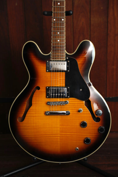 Tony Smith ES-335 Semi-Hollow Sunburst Electric Guitar Pre-Owned